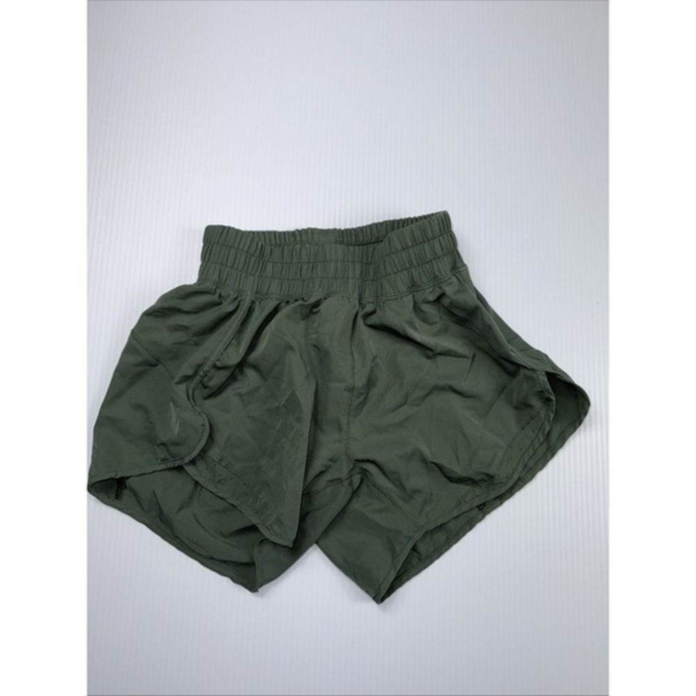 TASC Performance Shorts Womens XS Green Odyssey Rec Lightweight Pockets